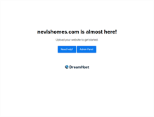 Tablet Screenshot of nevishomes.com